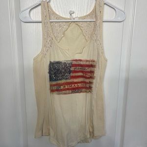 American flag tank